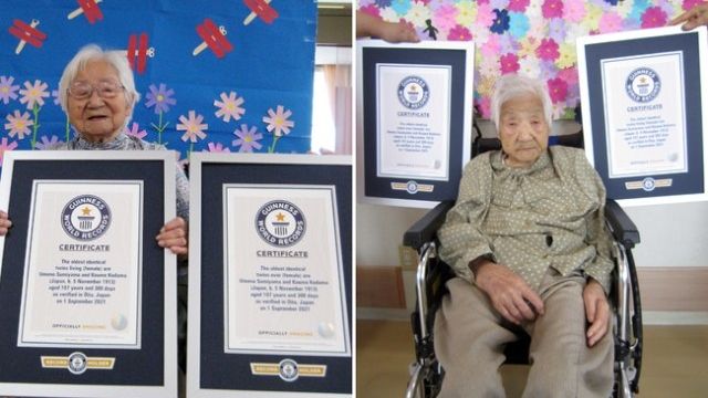 Sestry z Japonska jsou nejstaršími žijícími jednovaječnými dvojčaty na světě